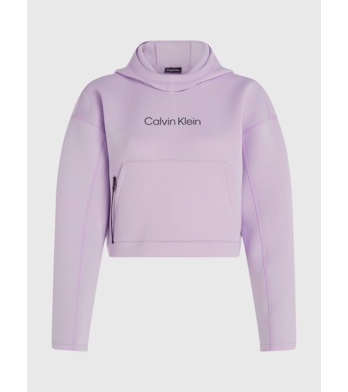 Calvin Klein felpa con cappuccio e tasca frontale