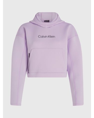 Calvin Klein felpa con cappuccio e tasca frontale