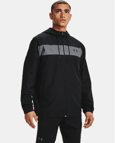 Under Armour Kapuzenjacke mit Reißverschluss und Taschen
