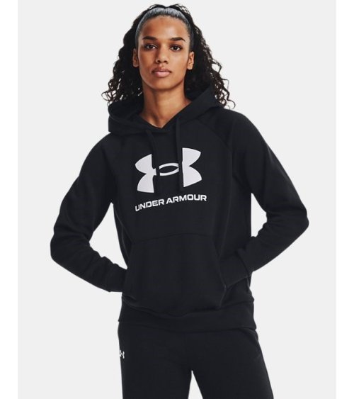Under Armour UA Rival Fleece Big Logo felpa cappuccio