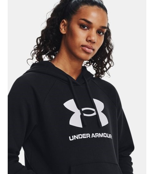 Under Armour UA Rival Fleece Big Logo felpa cappuccio