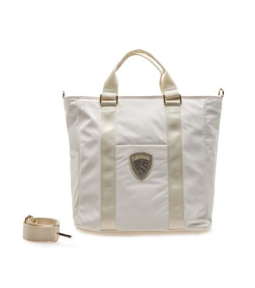 Blauer nylon shoulder bag