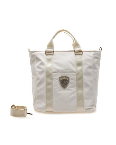 Blauer nylon shoulder bag