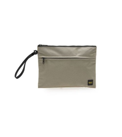Blauer sac bandoulière en tissu