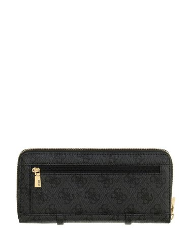 Guess zip around wallet logo