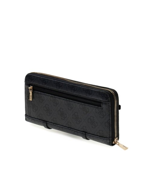 Guess zip around wallet logo