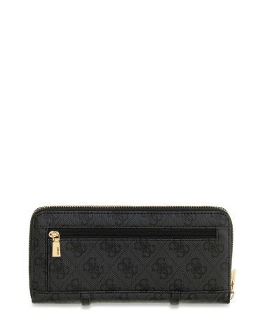 Guess zip around wallet logo