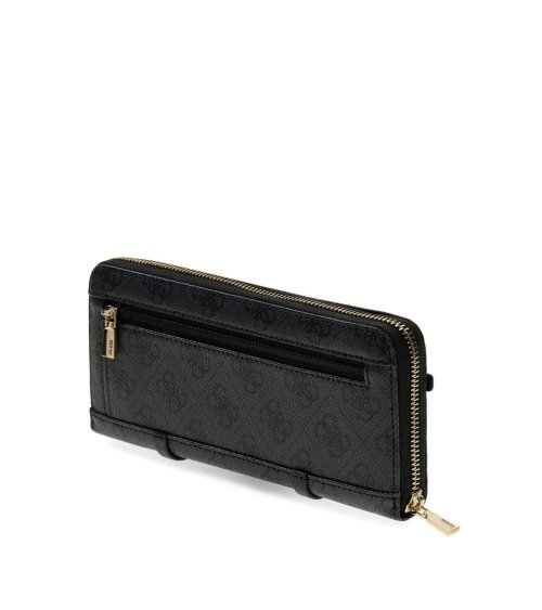 Guess zip around wallet logo