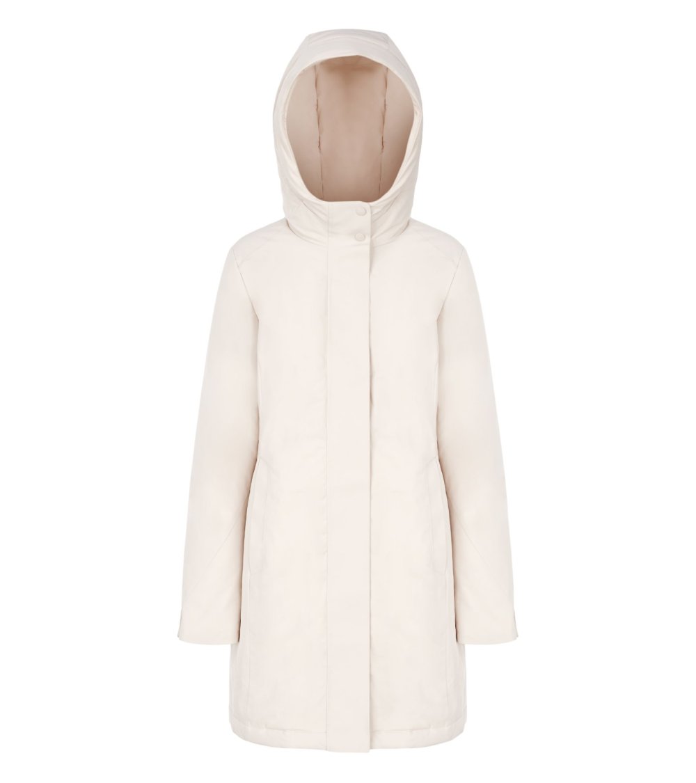 Geox manteau imperméable long avec capuche