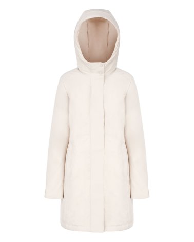 Geox abrigo impermeable largo con capucha