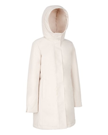Geox abrigo impermeable largo con capucha