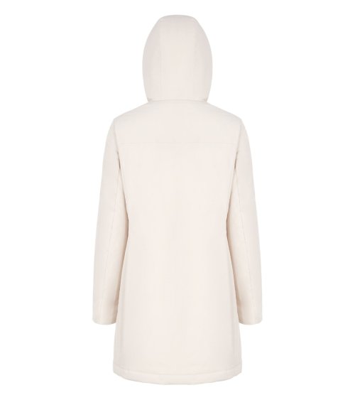 Geox abrigo impermeable largo con capucha