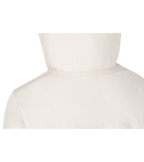 Geox abrigo impermeable largo con capucha