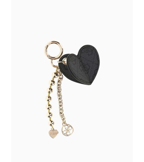 Guess portachiavi a cuore in materiale effetto pelle