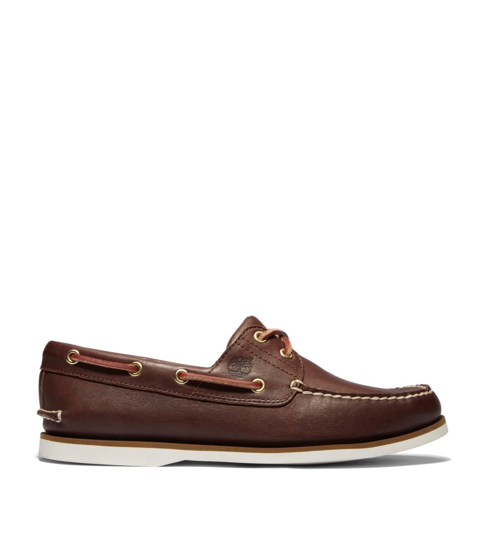 Timberland leather boat shoe