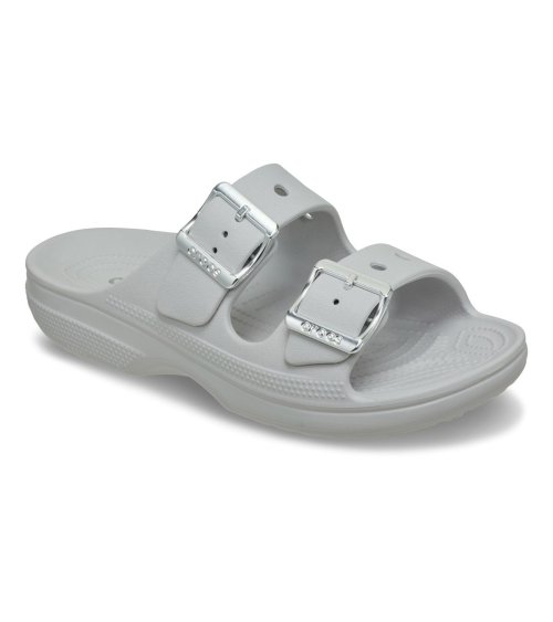 Crocs Pantoletten mit doppelter verstellbarer Schnalle