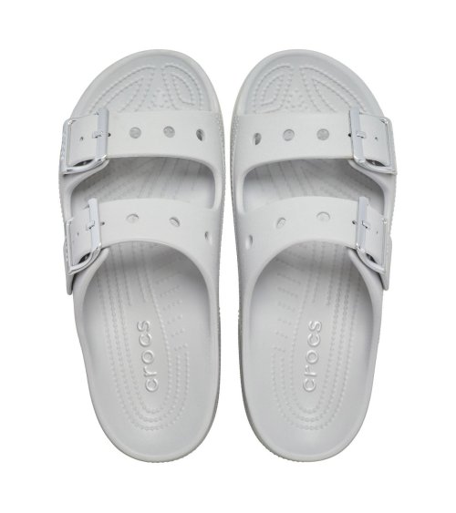 Crocs slide with double adjustable buckle