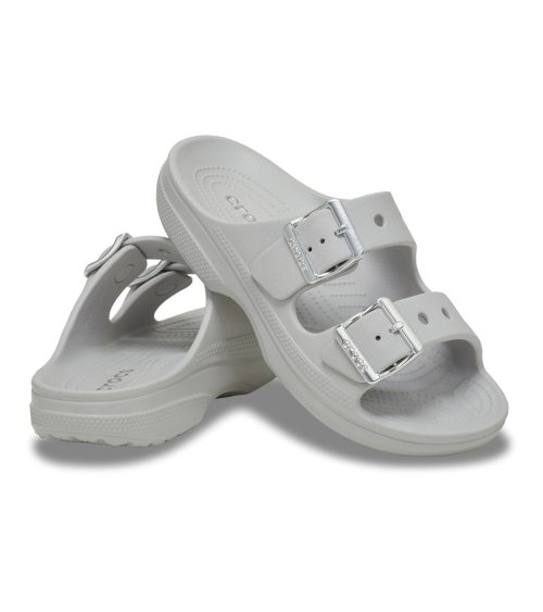 Crocs slide with double adjustable buckle