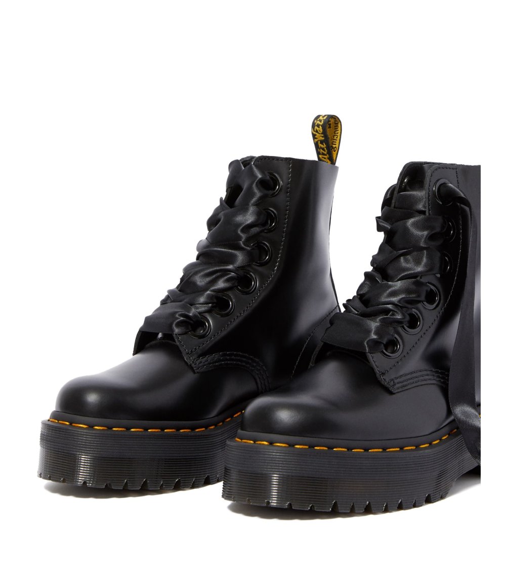 Dr Martens Molly stivaletti pelle lacci