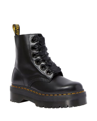 Dr Martens Molly stivaletti pelle lacci