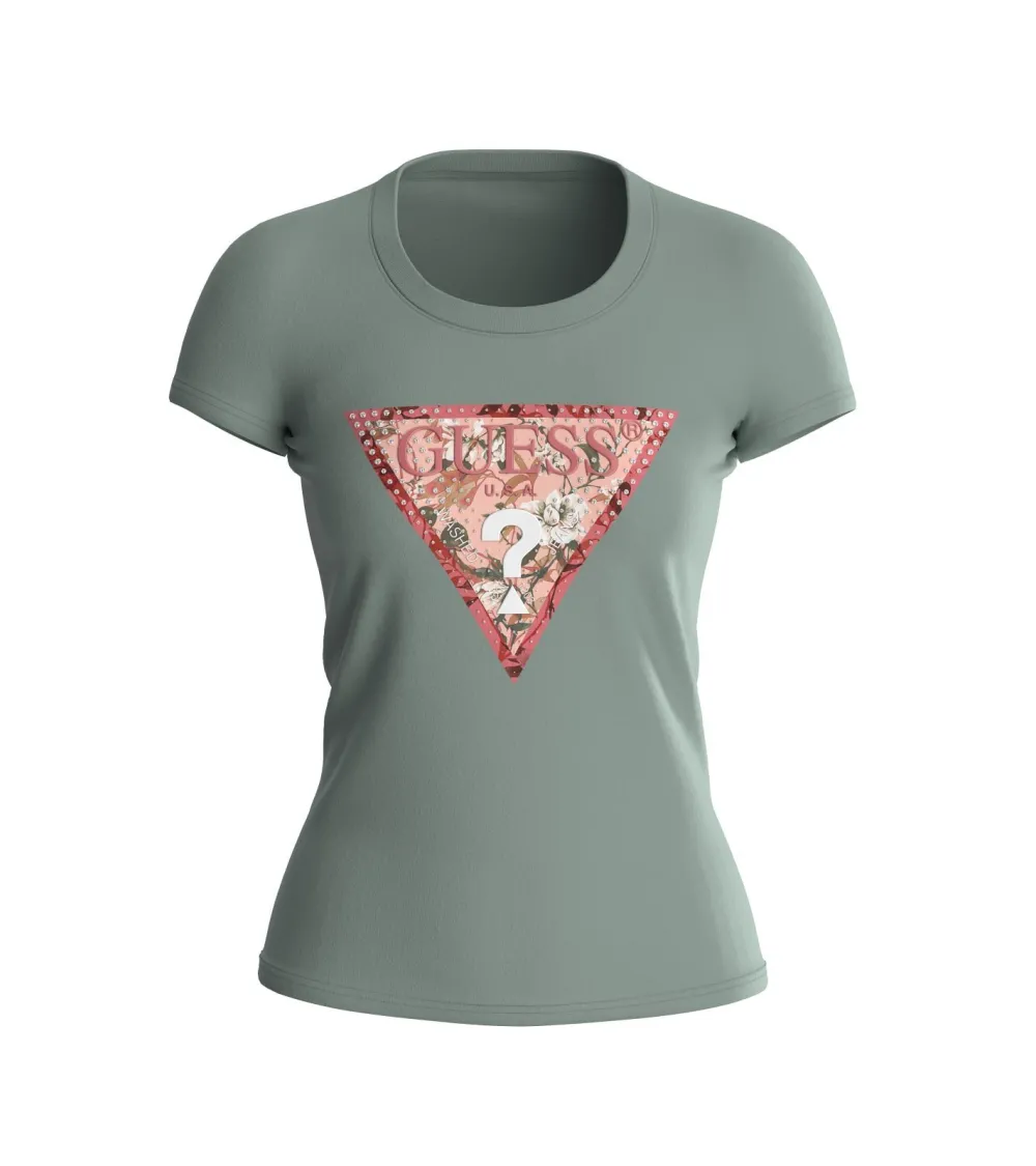 Guess T-shirt with triangular logo
