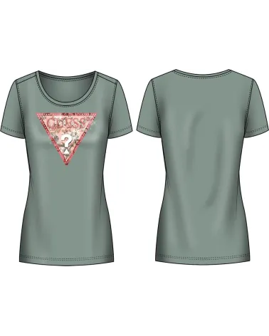 T-shirt Guess avec logo triangulaire
