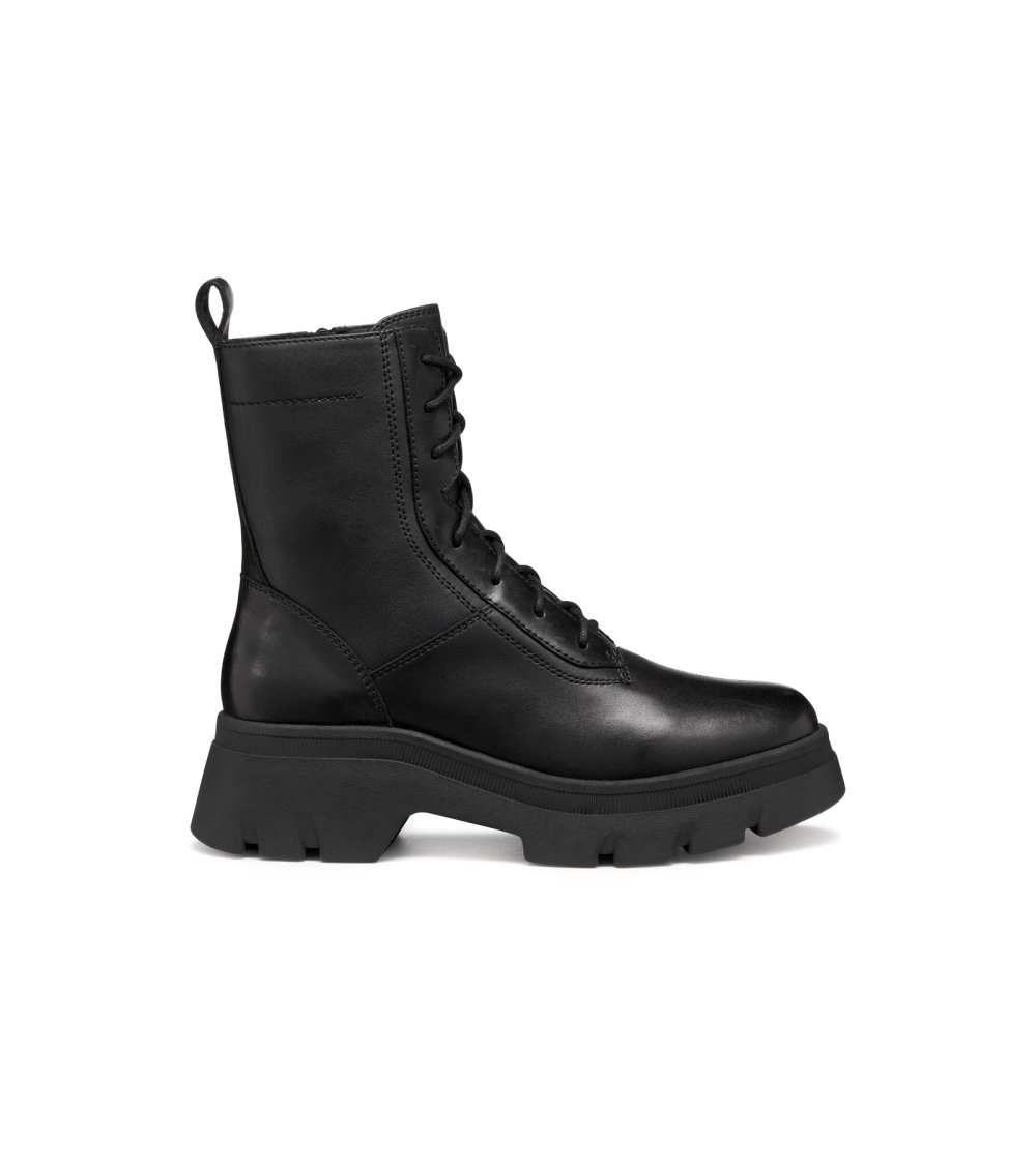 Geox stivali lacci pelle