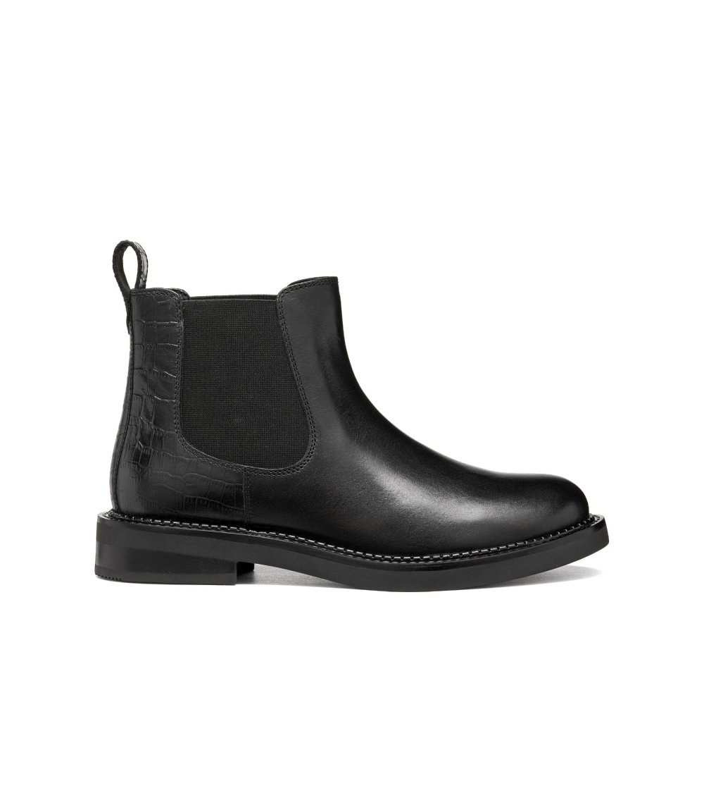 Geox Serilda-Stiefel mit seitlichem Gummi
