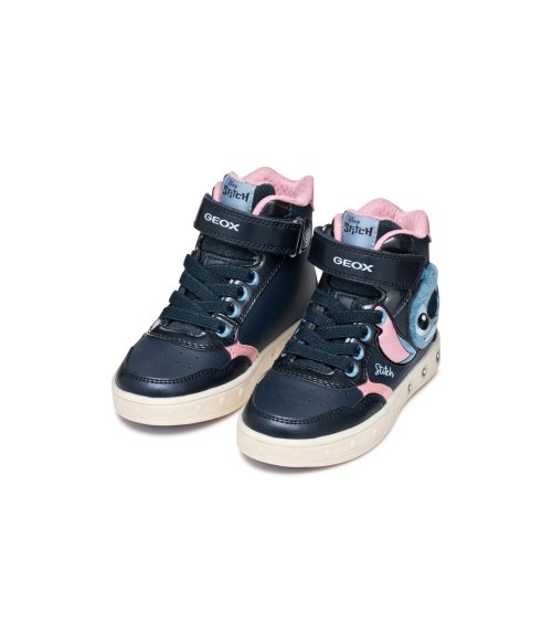 Geox Hohe Sneaker Stitch-Stickerei