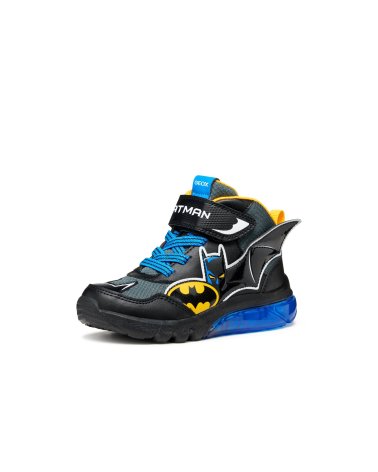 Geox high-top sneakers Batman with hook-and-loop and laces