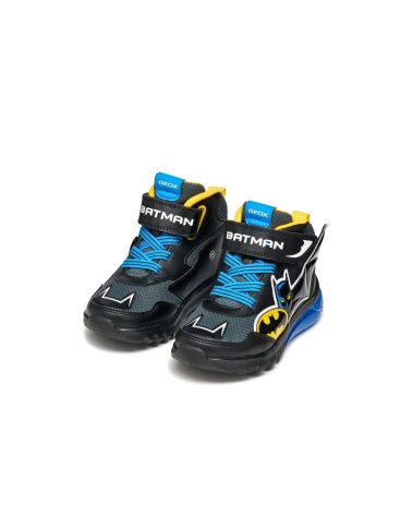 Geox high-top sneakers Batman with hook-and-loop and laces