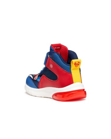 High sneakers Geox with strap and laces
