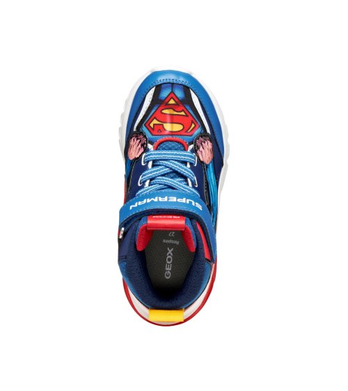 Hohe Geox Sneakers mit Klettverschluss und Schnürsenkeln