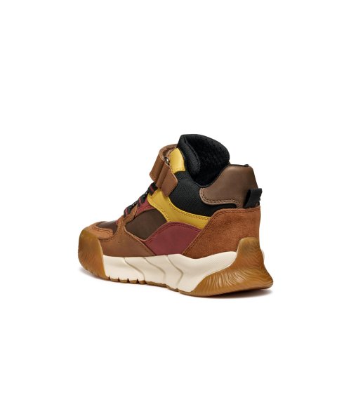 Geox botas deportivas con cierre de velcro y cordones