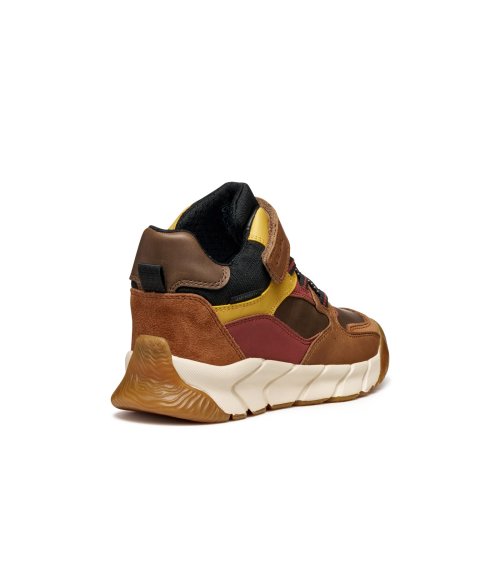 Geox Sportstiefel mit Klettverschluss und Schnürsenkeln