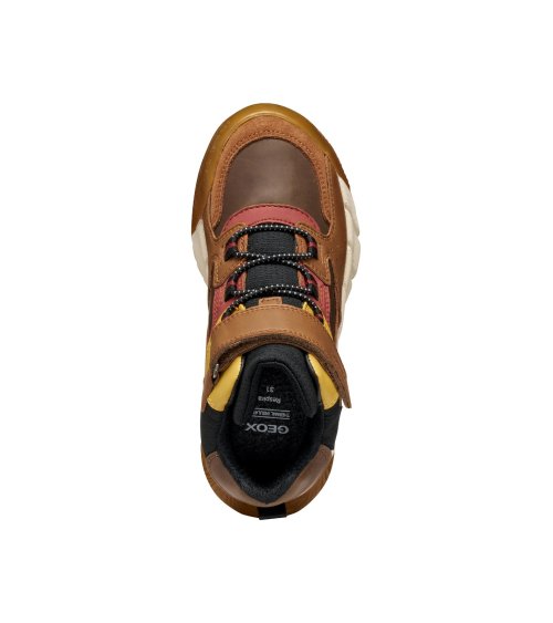 Geox Sportstiefel mit Klettverschluss und Schnürsenkeln