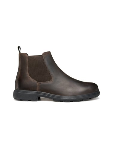 Geox bottines en cuir avec élastique latéral