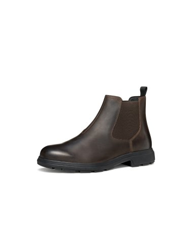 Geox bottines en cuir avec élastique latéral