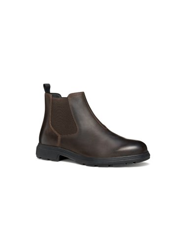 Geox bottines en cuir avec élastique latéral