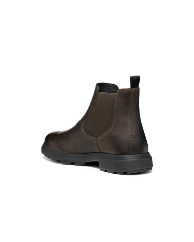 Geox bottines en cuir avec élastique latéral
