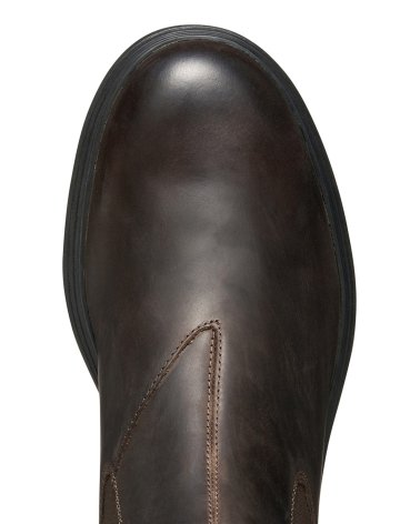 Geox bottines en cuir avec élastique latéral