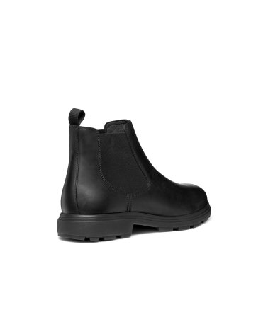 Geox Lederstiefeletten mit elastischen Einsätzen