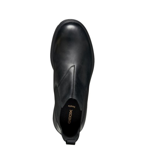 Geox bottines en cuir avec élastique latéral