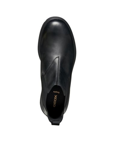 Geox Lederstiefeletten mit elastischen Einsätzen