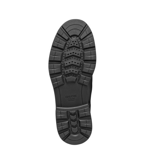 Geox Lederstiefeletten mit elastischen Einsätzen
