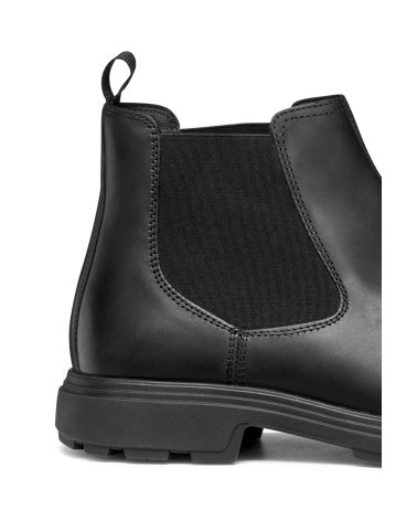 Geox stivaletti in pelle con elastico laterale