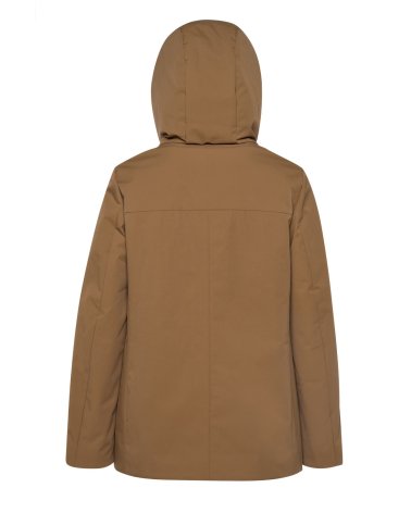 Geox coat with hood and front zip