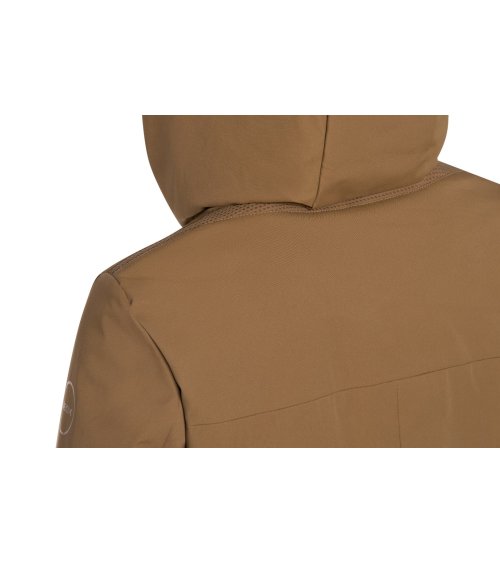 Cappotto Geox con cappuccio e zip frontale
