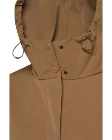 Cappotto Geox con cappuccio e zip frontale