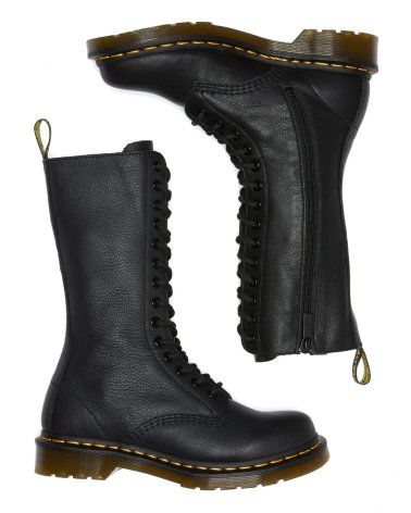 Dr Martens 1B99 Stiefel Schnürsenkel und Reißverschluss